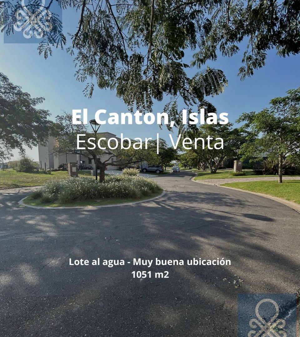 Venta excelente Lote con salida a la Laguna- El Canton - Islas Escobar (De los mejores lotes)
