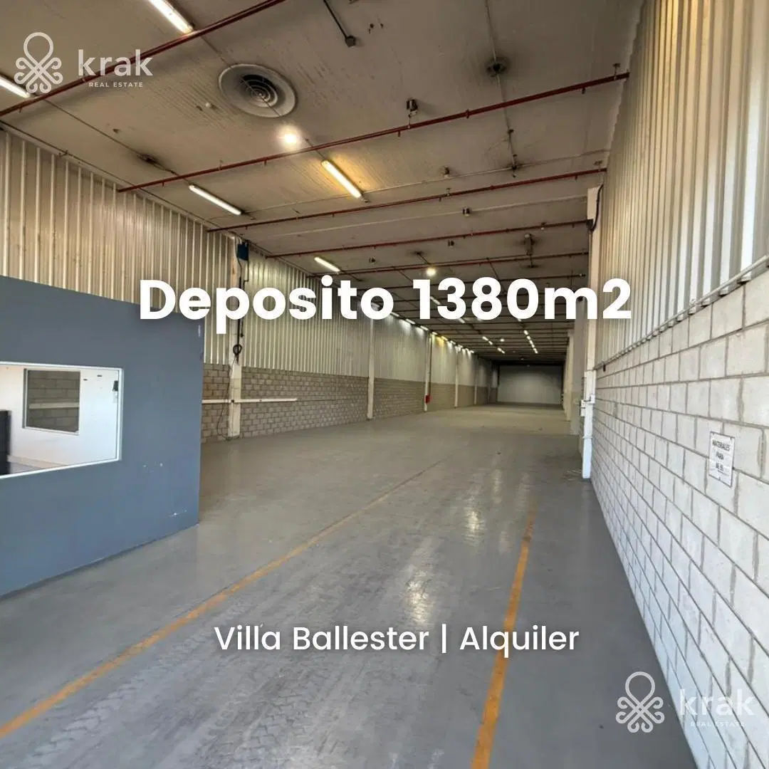 Depósito en alquiler en parque industrial Villa Ballester 1