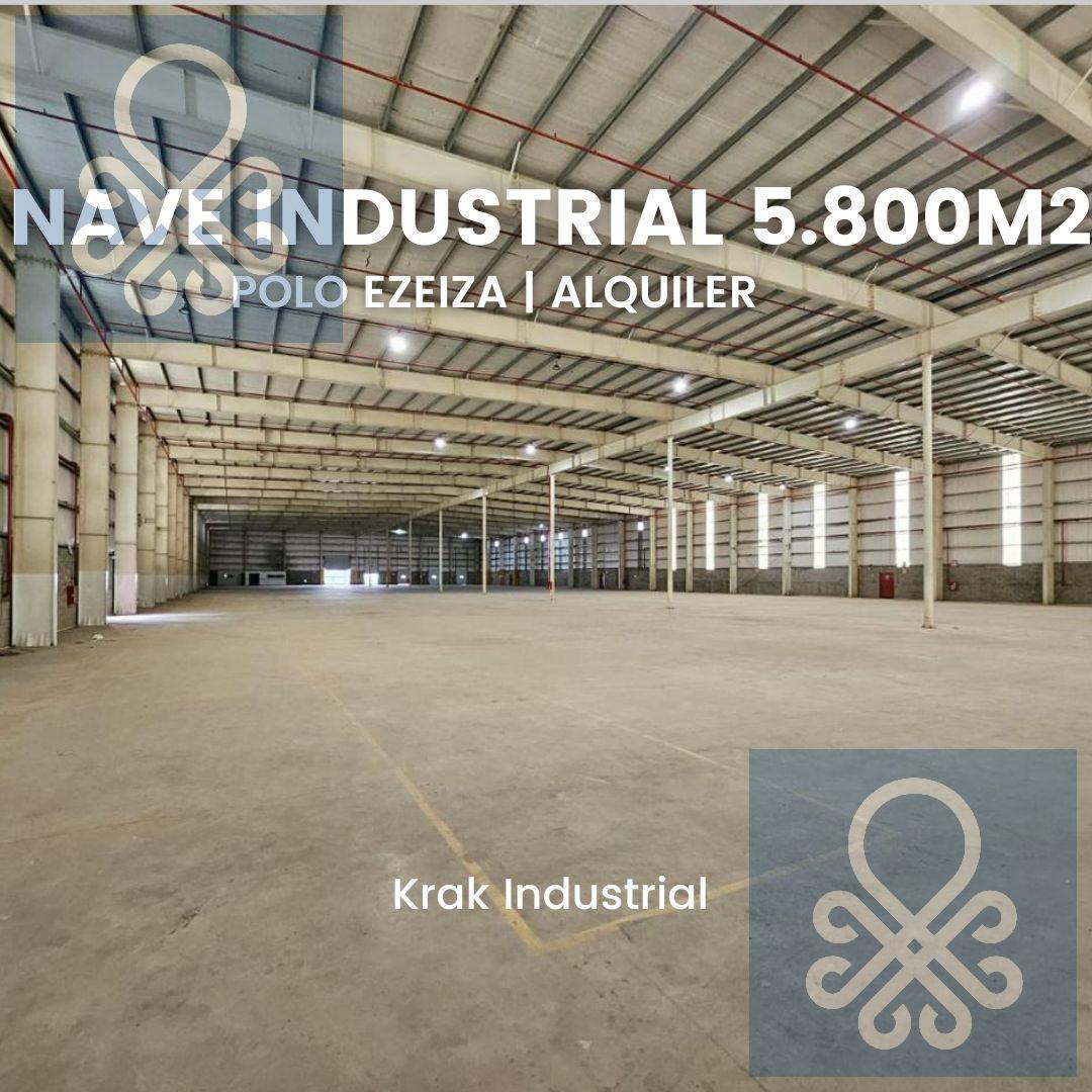 Nave industrial en alquiler de 5.800 m2 en Polo industrial Ezeiza