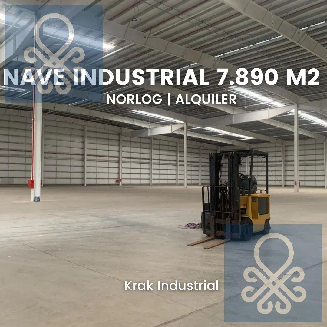 Nave industrial de 7.890 m2 en parque industrial Norlog, Benavidez 1