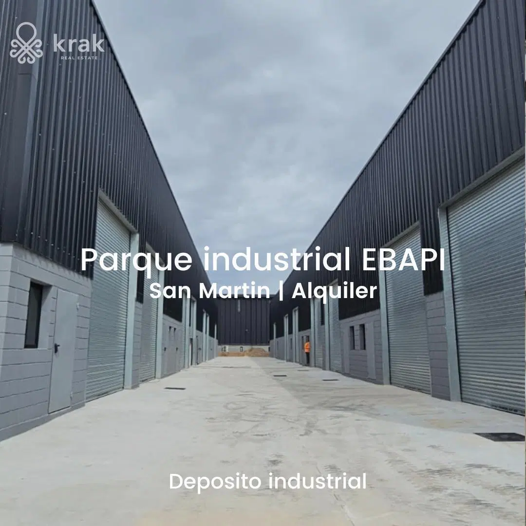 Alquier Deposito Industrial en Polo EBAPI de 410 M2 sobre Au del Buen Ayre 4