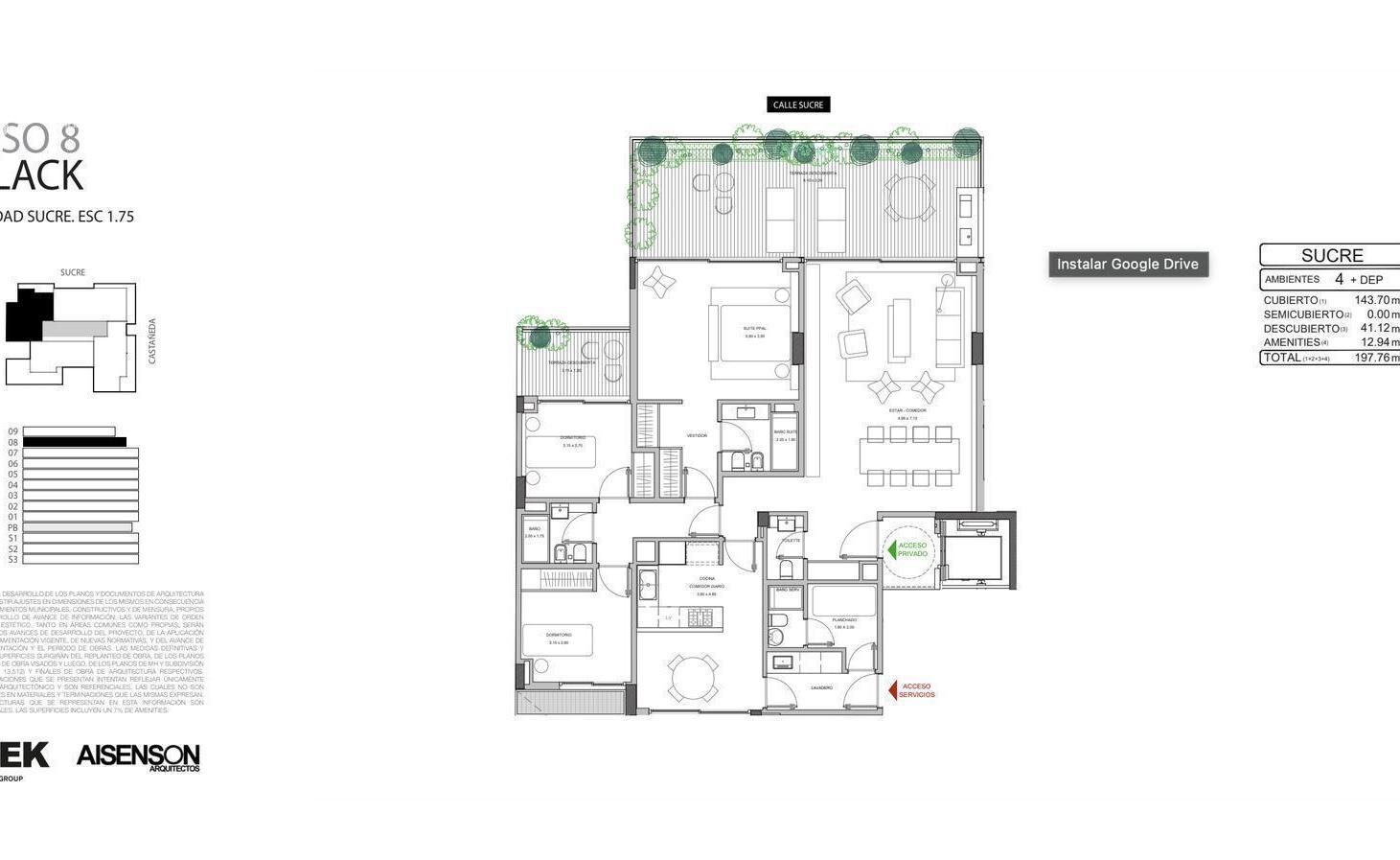 Foto de Departamento Premium, 4 ambientes con dependencia y 2 cocheras, imagen 3
