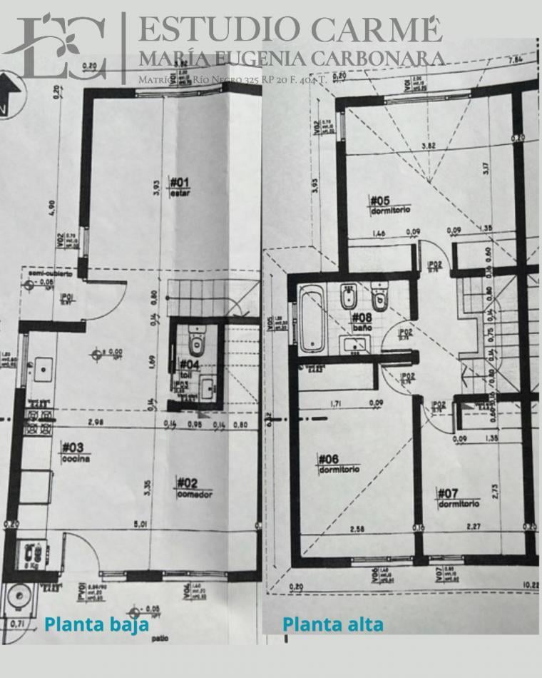 Ph en venta en Pinar de Festa Bariloche con jardin propio y estacionamiento tipo casa duplex entre B