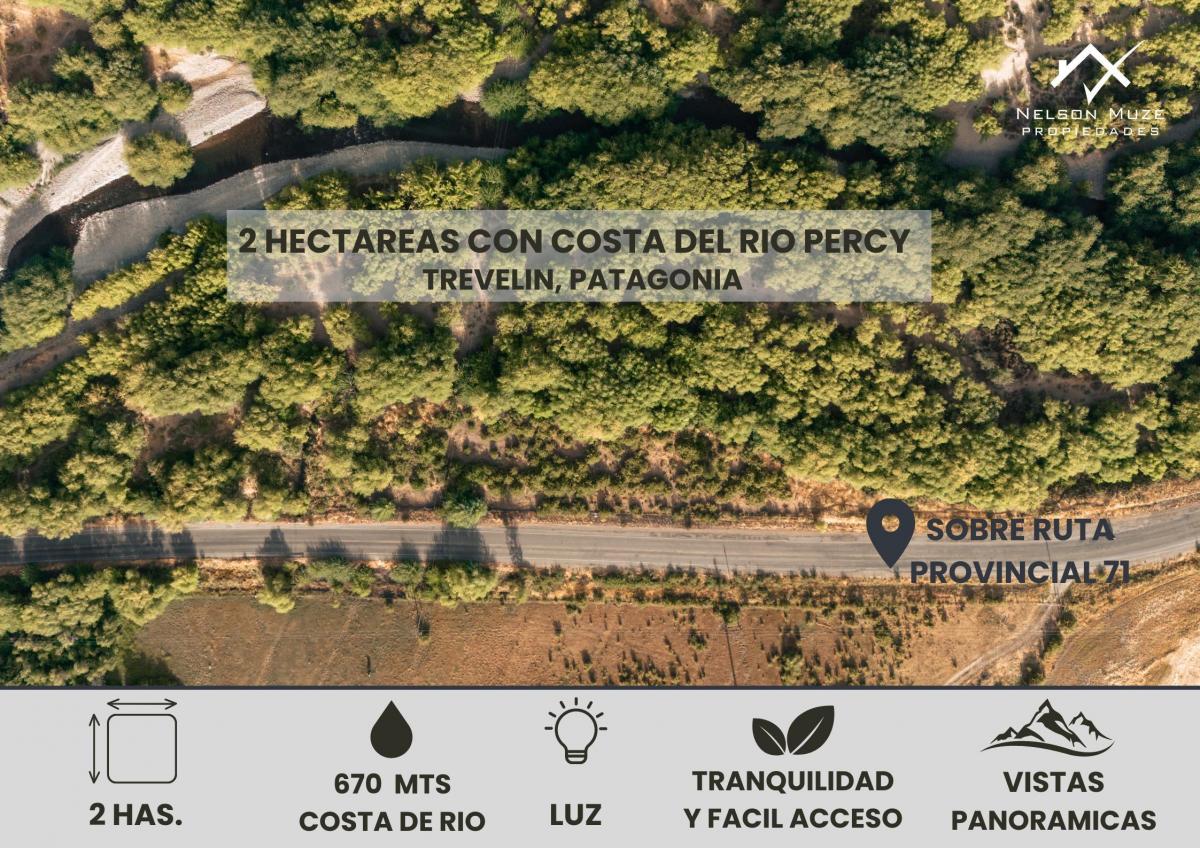 Lote 4 Ha con 670 m Costa Rio Sobre Ruta Al Parque Nacional Alerces, Chubut. 4