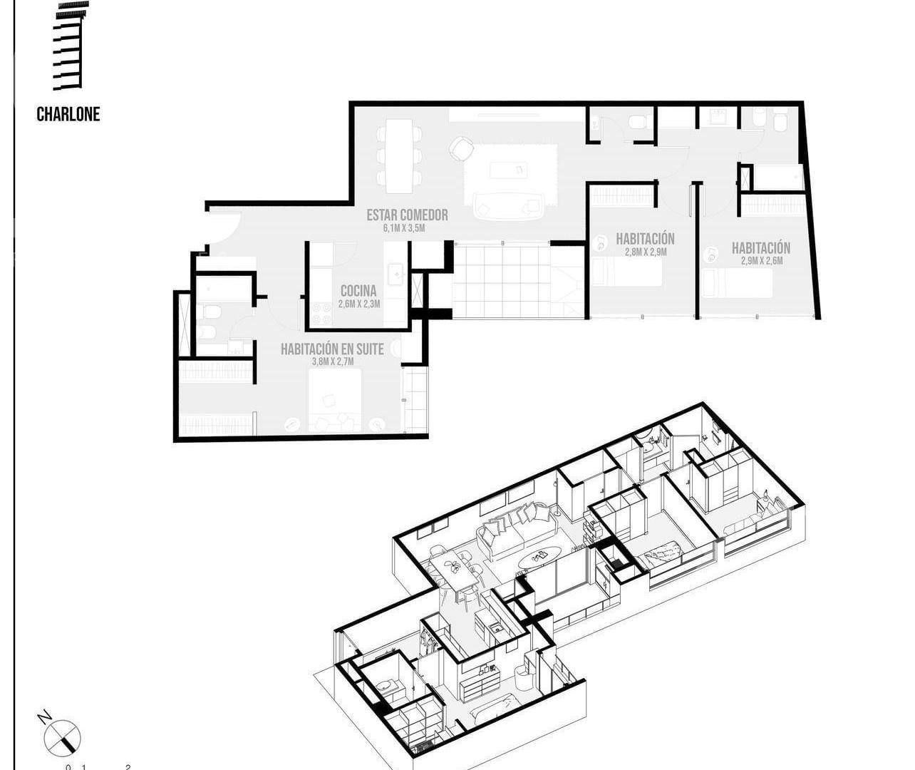 VENTA departamento 4 ambientes en Chacarita
