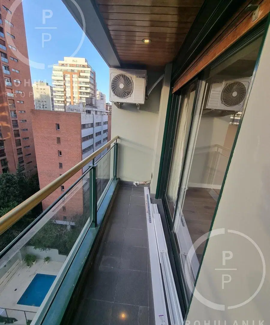 Alquiler 2 ambientes con cochera, baulera  y amenities en Belgrano 2