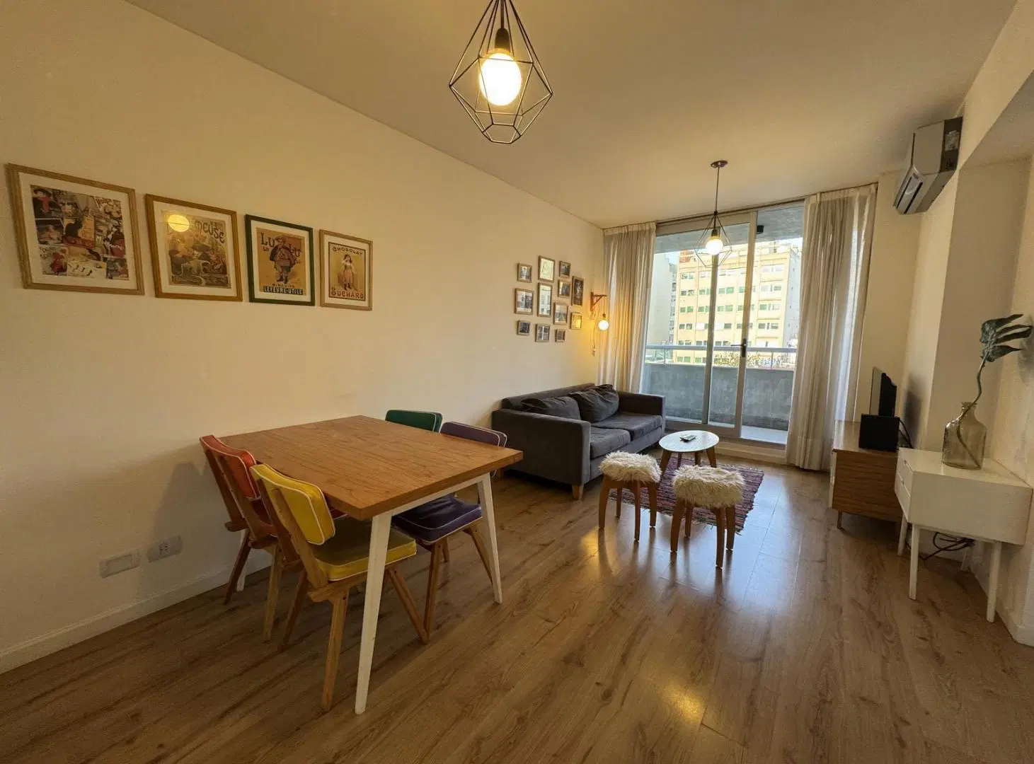 Departamento 2 ambiente amoblado en alquiler en Colegiales 5
