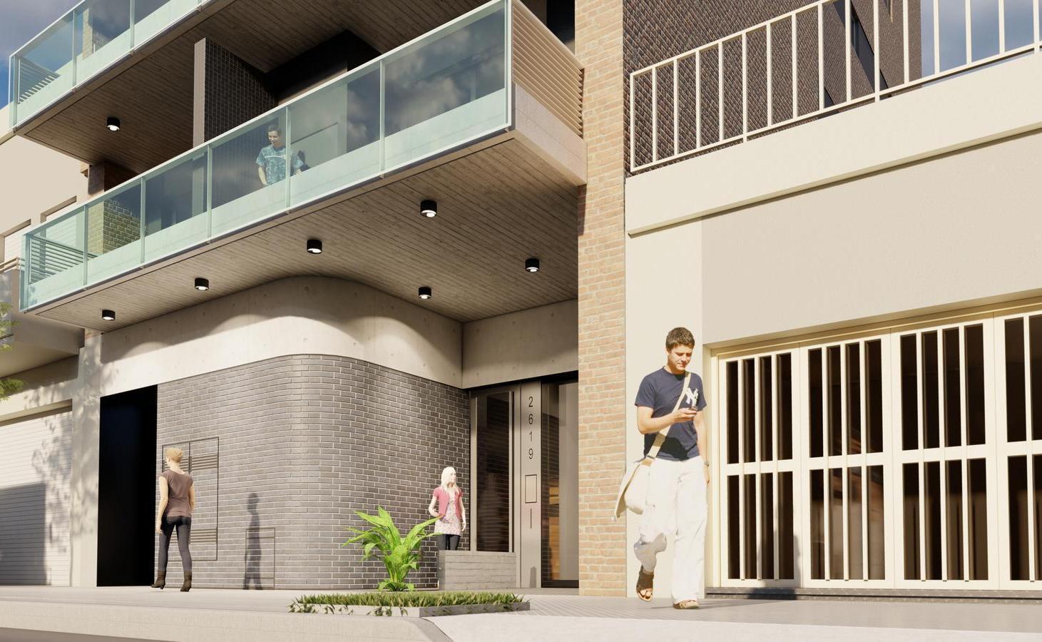 Departamento en venta, semi piso un dormitorio. En construcción.