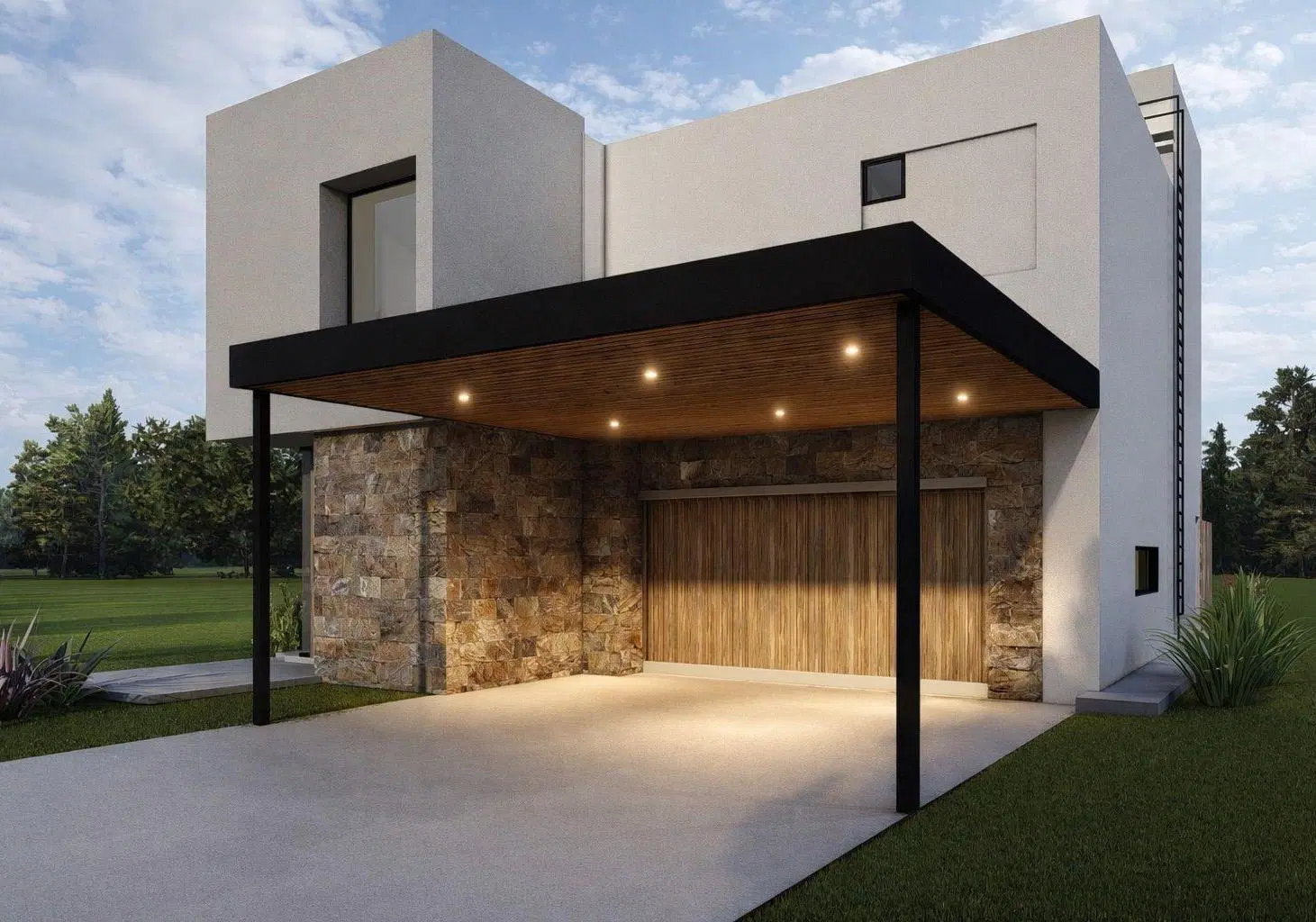 Casa en construcción. Tres dormitorios. Pileta. 2