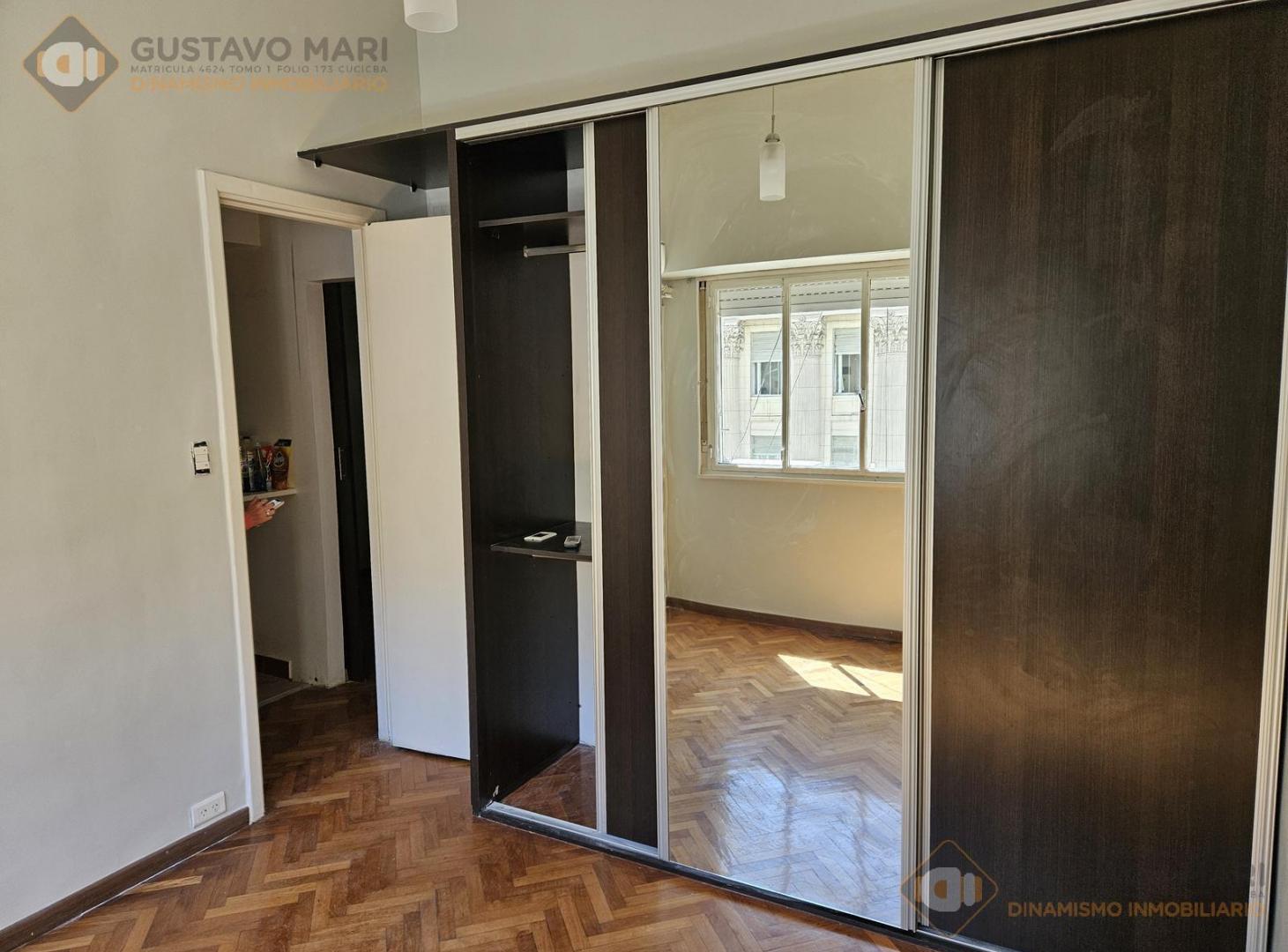 Departamento vista abierta. 2 ambientes .apto profesional o vivienda. Impecable.