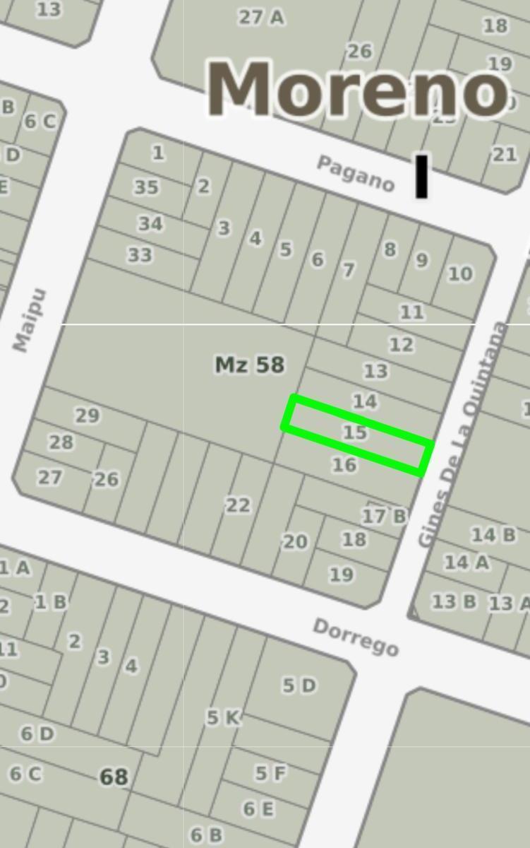Foto de TERRENO / LOTE EN VENTA DE 420M2 UBICADO EN MORENO, imagen 3