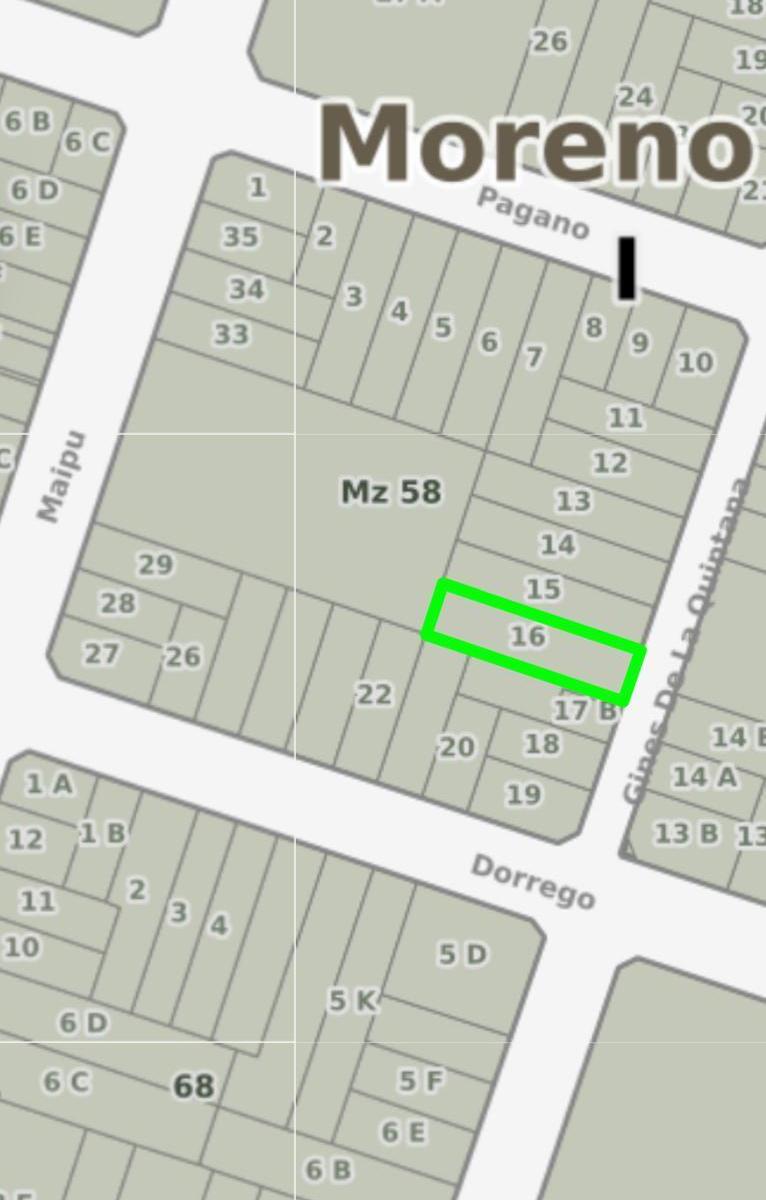 Foto de TERRENO / LOTE EN VENTA DE 420M2 UBICADO EN MORENO, imagen 4