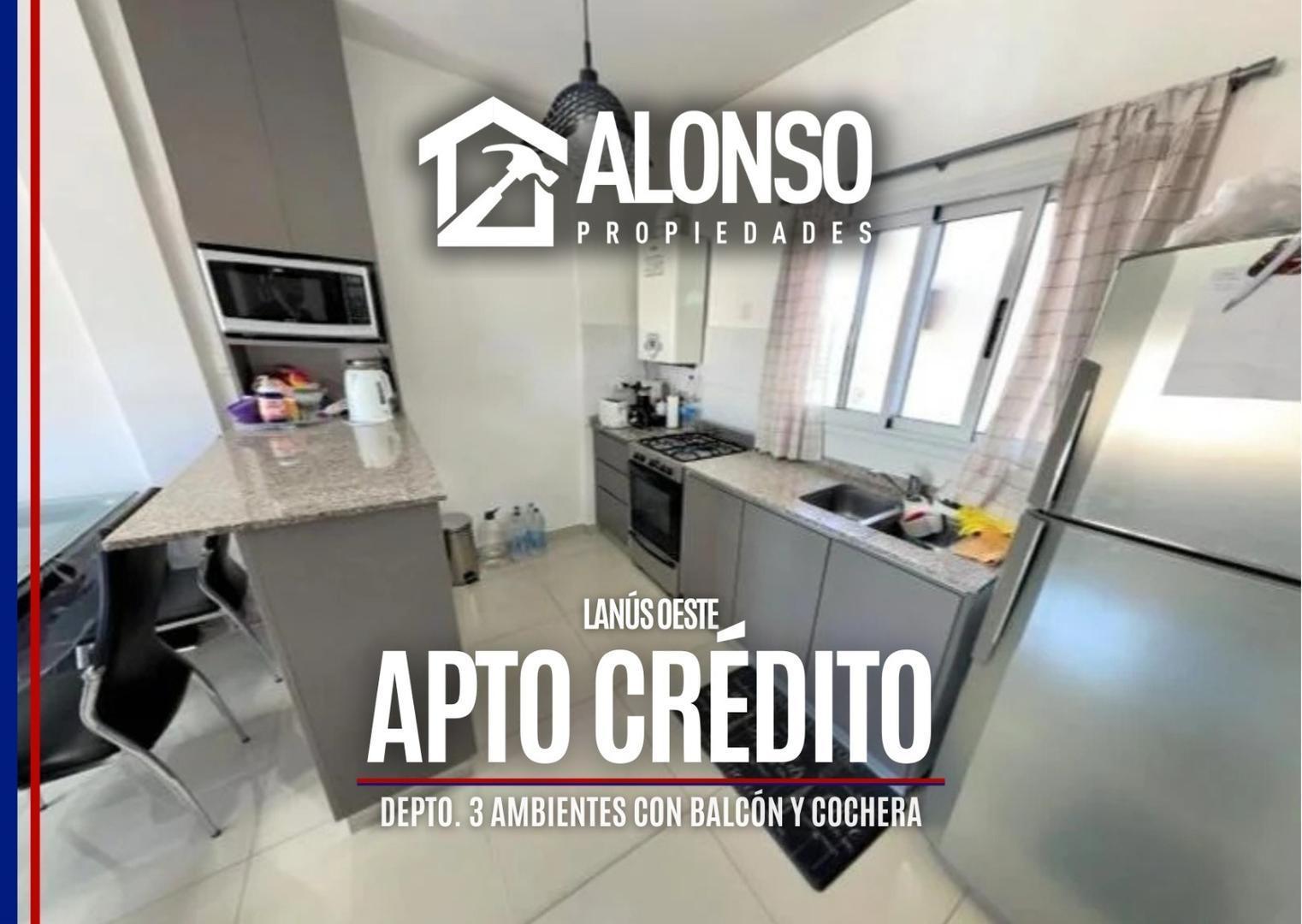 DEPARTAMENTO 3 AMBIENTES CON COCHERA EN VENTA - LANUS OESTE