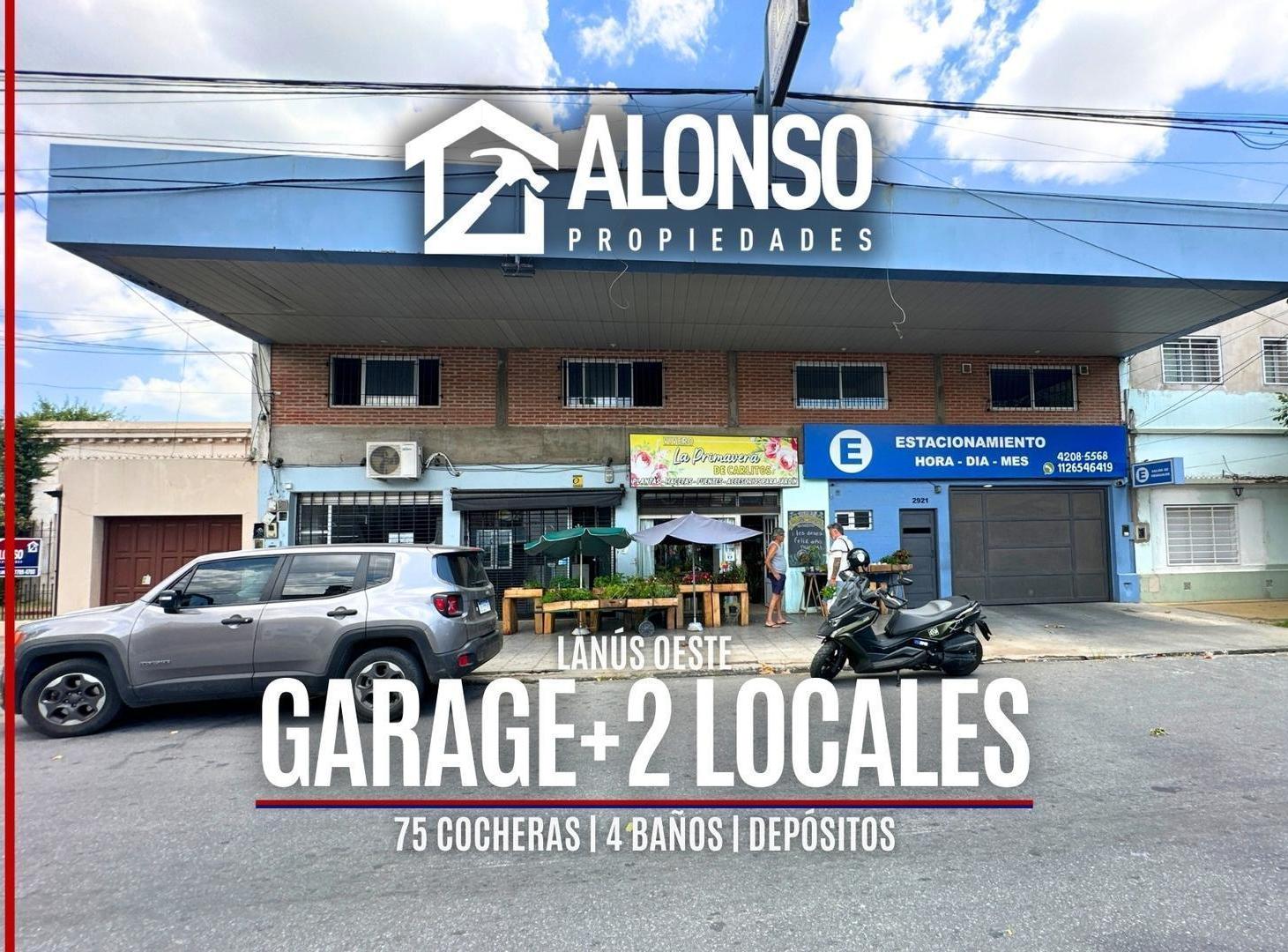 Garage en Venta con 75 Cocheras + 2 Locales en Venta
