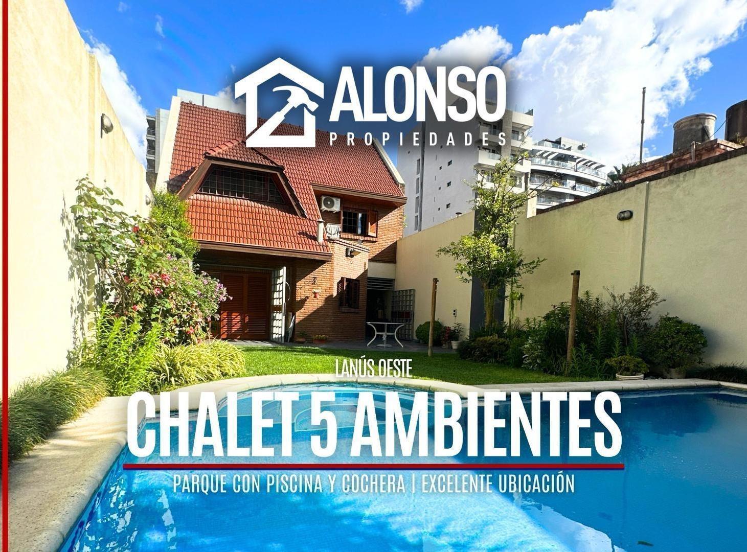 CHALET 5 AMBIENTES CON PISCINA EN ALQUILER EN LANÚS