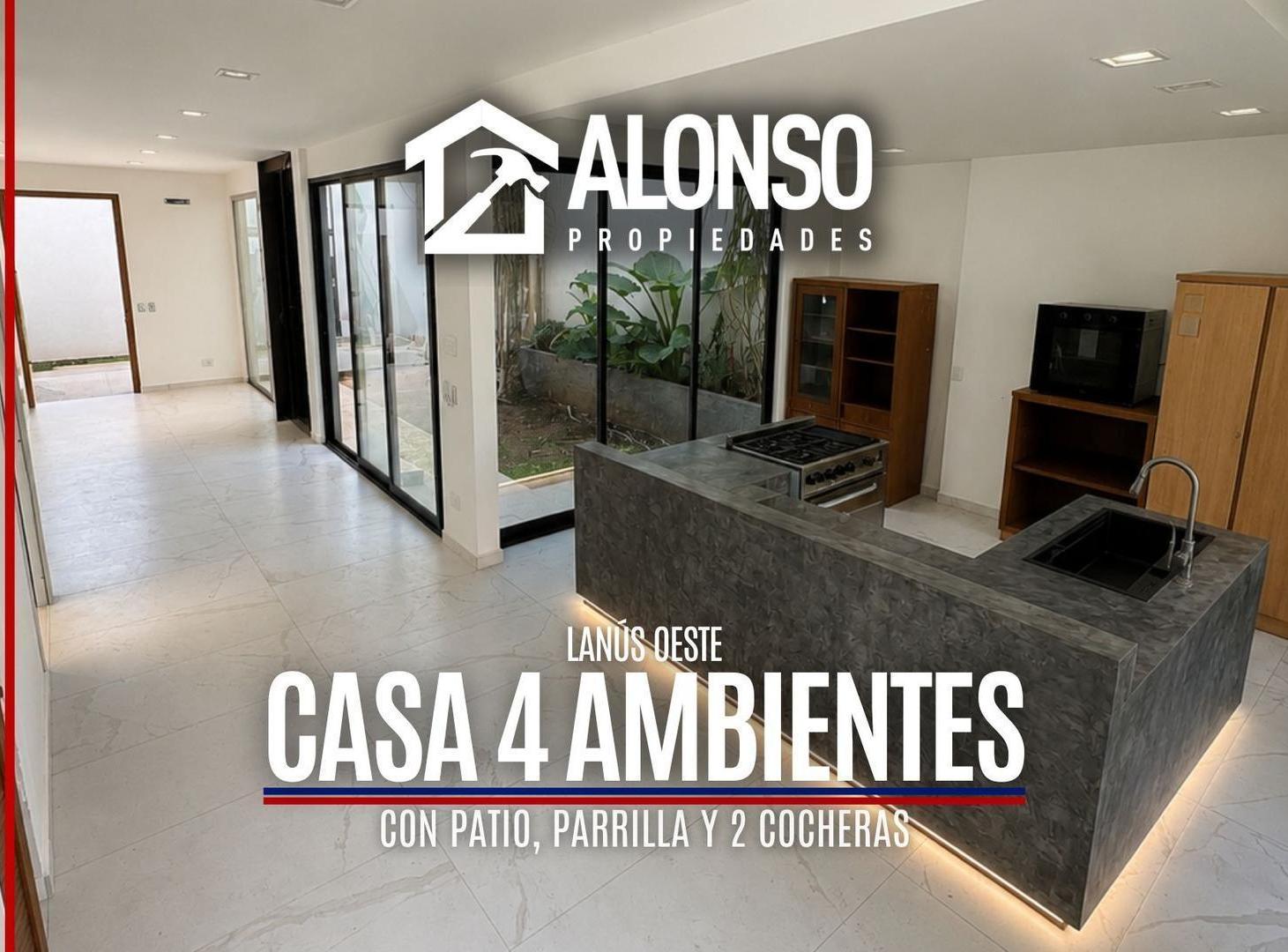 Foto de VENTA - CASA 4 AMBIENTES CON FONDO Y COCHERA - LANÚS OESTE, imagen 1