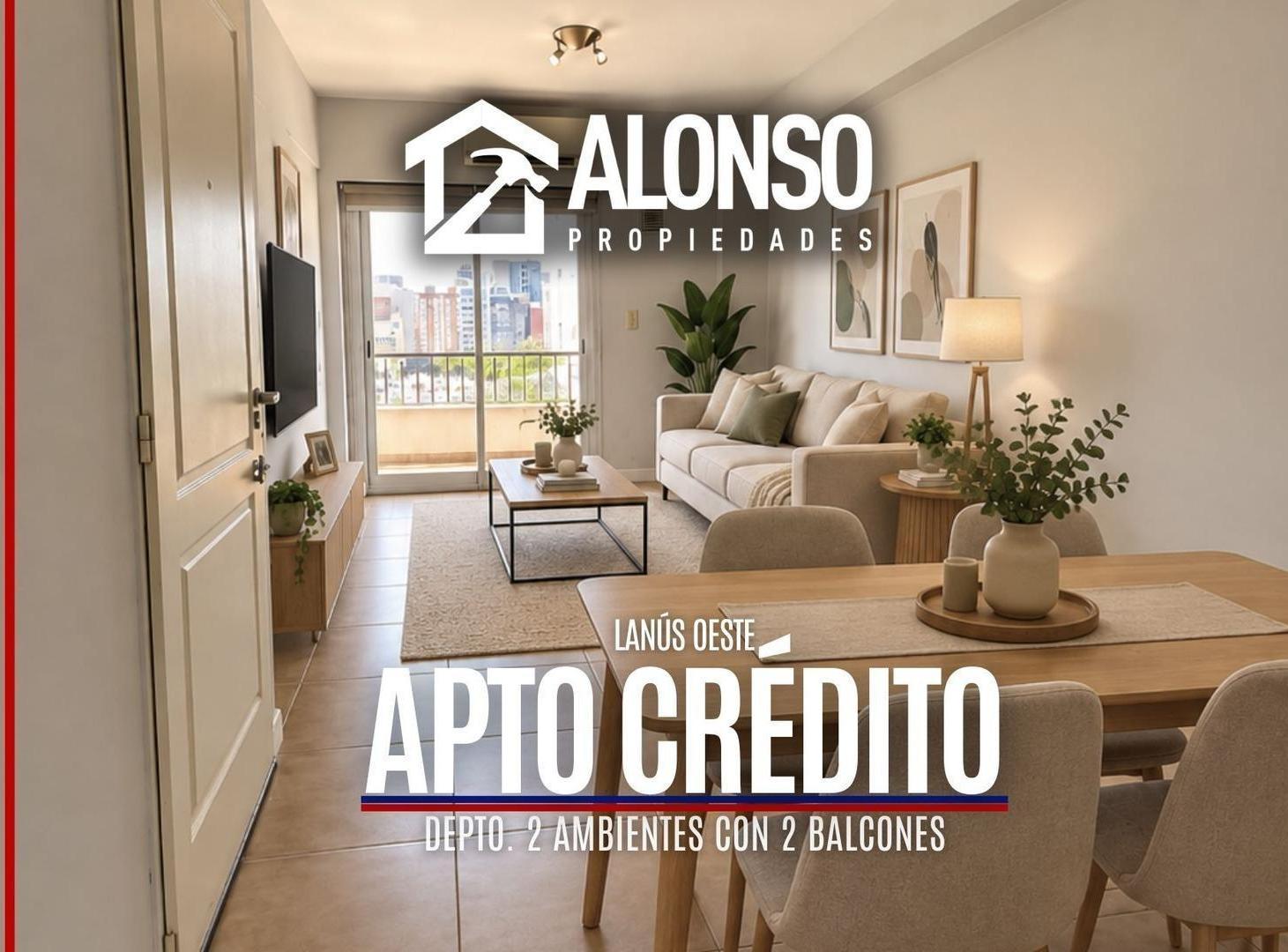 Foto de VENTA - DEPTO. 2 AMBIENTES CON DOS BALCONES - APTO CRÉDITO, imagen 1