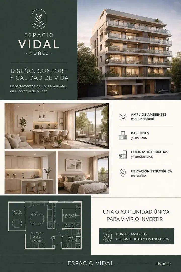 Venta depart en duplex 6 y 7mo piso de pozo ctfre Nuñez 4