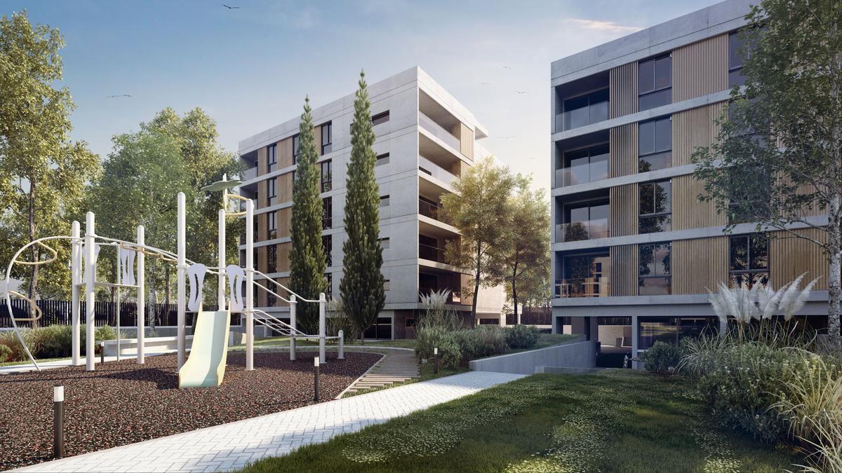 Venta Departamento Dos Dorm. Espacios Verdes Seguridad Integral Condominios Botania 2
