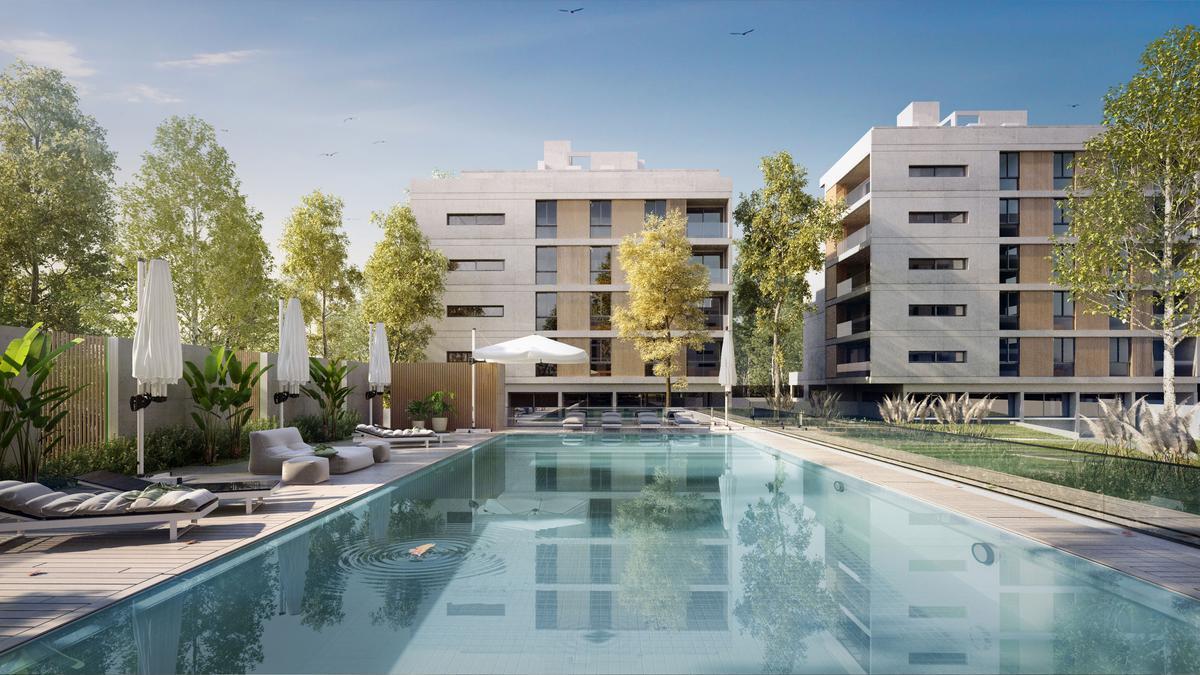 Venta Departamento Dos Dorm. Espacios Verdes Seguridad Integral Condominios Botania 5