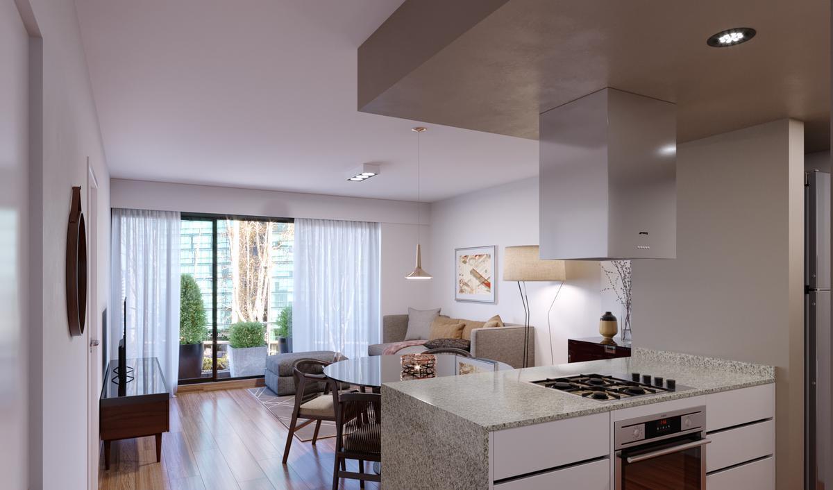 Venta Departamento a Estrenar de 1 Dormitorio Puerto Norte 2