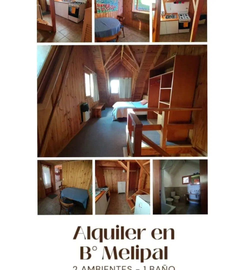 Departamento amoblado 1 dormitorio . Barrio Melipal - Barilolche 5