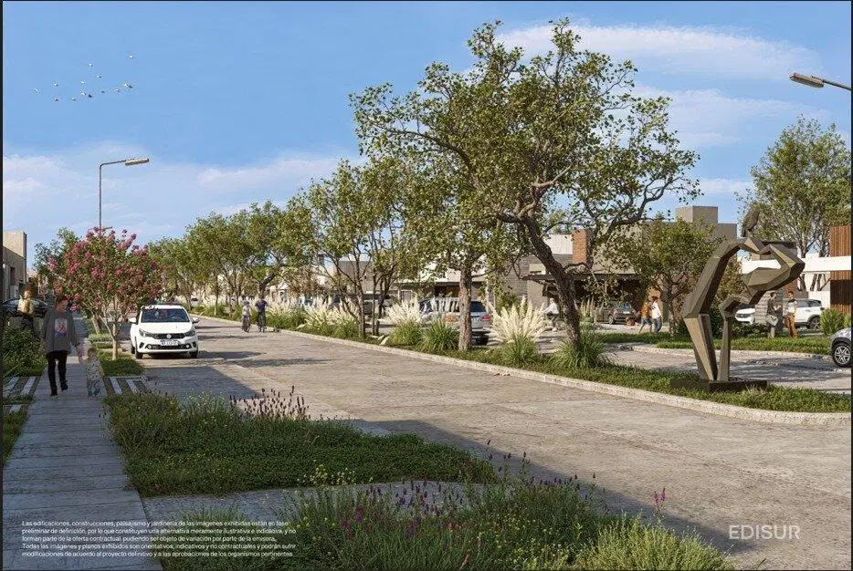 Venta Terreno Las Tipas 455 m2, fondo Norte 3
