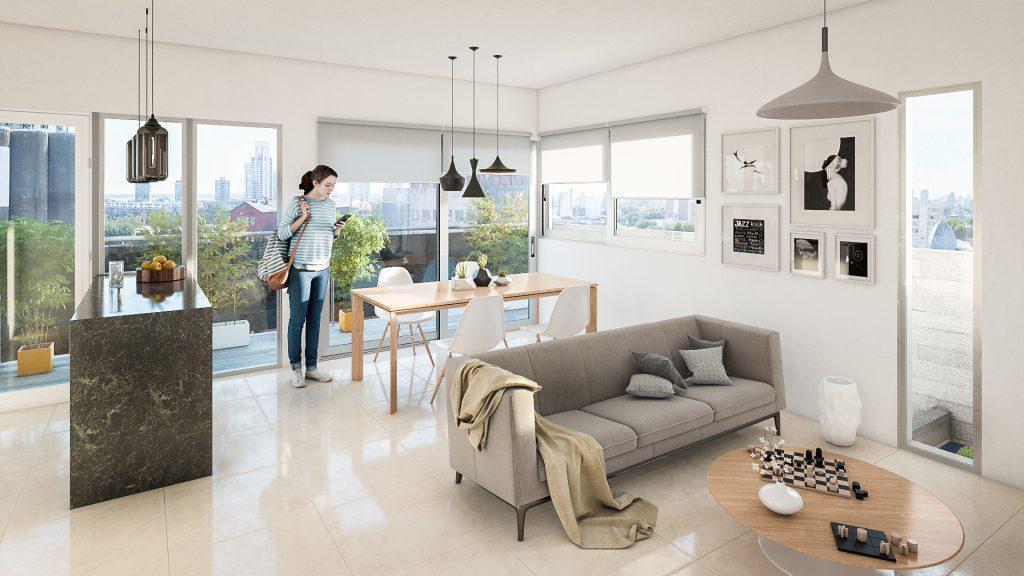 Venta Departamento de un Dormitorio con Balcón. Rosario, Luis Agote 1