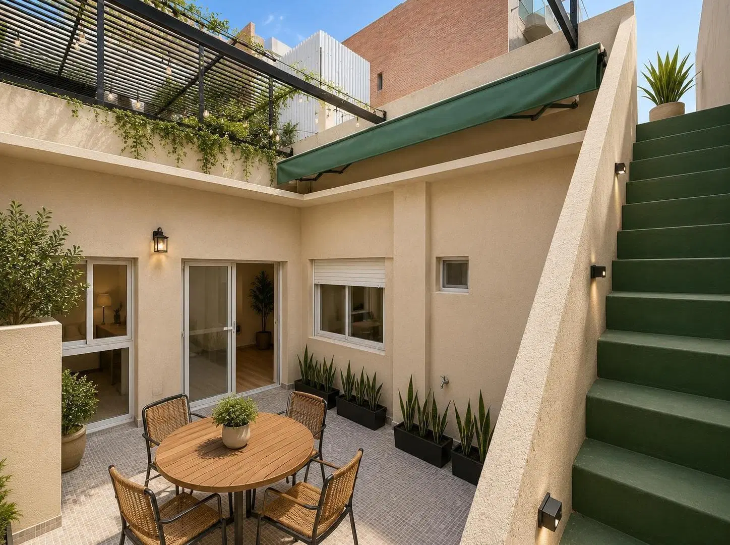VENTA: Casa de pasillo con tres dormitorios, patio, parrillero, terraza y cochera en Abasto, Rosario 2