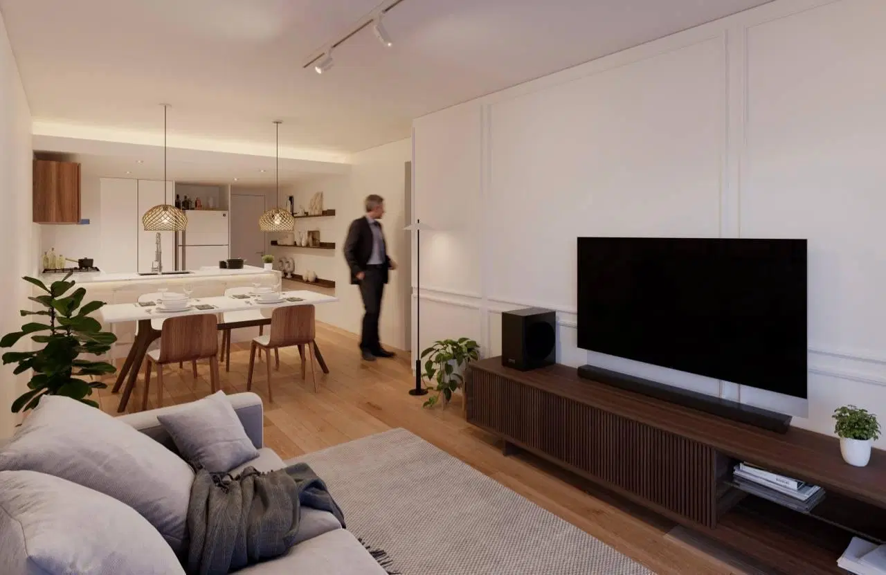 VENTA: departamento de dos dormitorios, balcón y  amenities. Rosario, Abasto 8