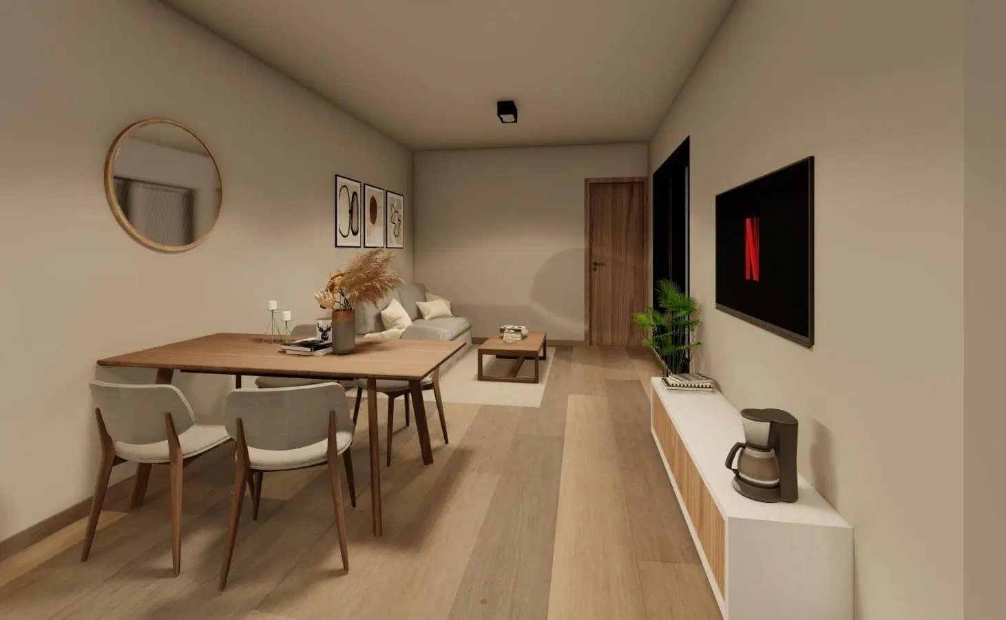 Venta departamento monoambiente con balcón en construcción. Ideal inversión. Rosario, centro 1