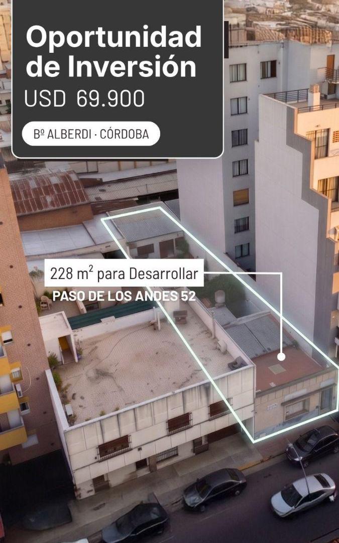 Foto de VENDO CASA A DEMOLER EN BARRIO ALBERDI IDEAL DESARROLLO EN ALTURA, imagen 2