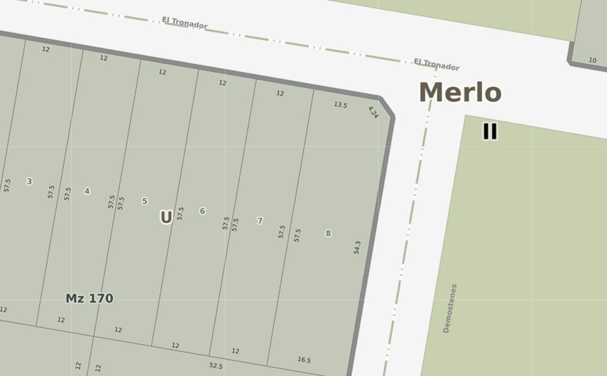 Foto de Venta 4 Lotes en Block en Merlo 3000 m2 totales, imagen 1