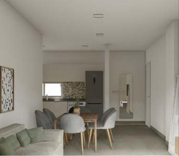 Departamento de tres ambientes en venta en Caseros