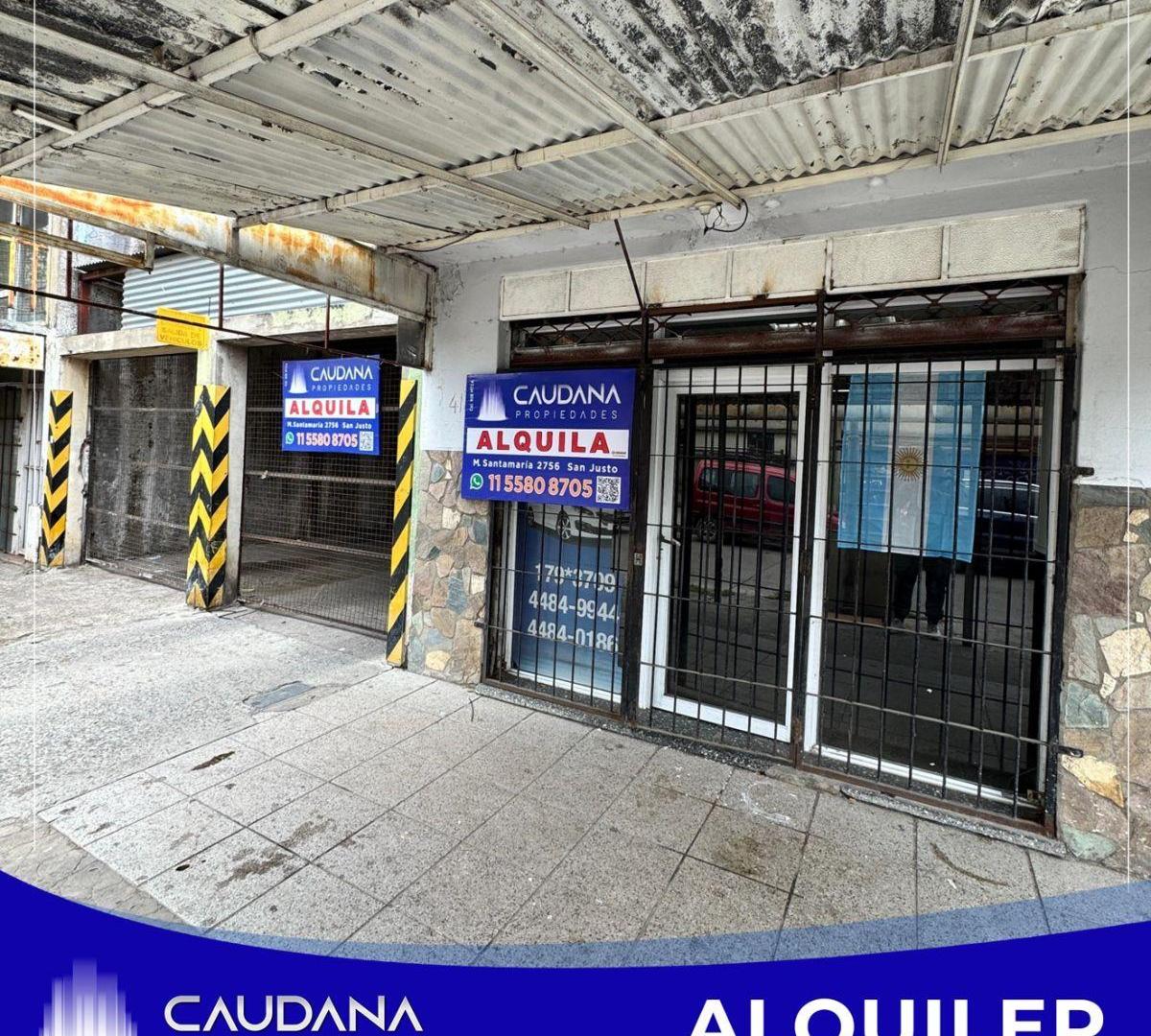 Foto de Local comercial con estacionamiento en alquiler en San Justo, imagen 2