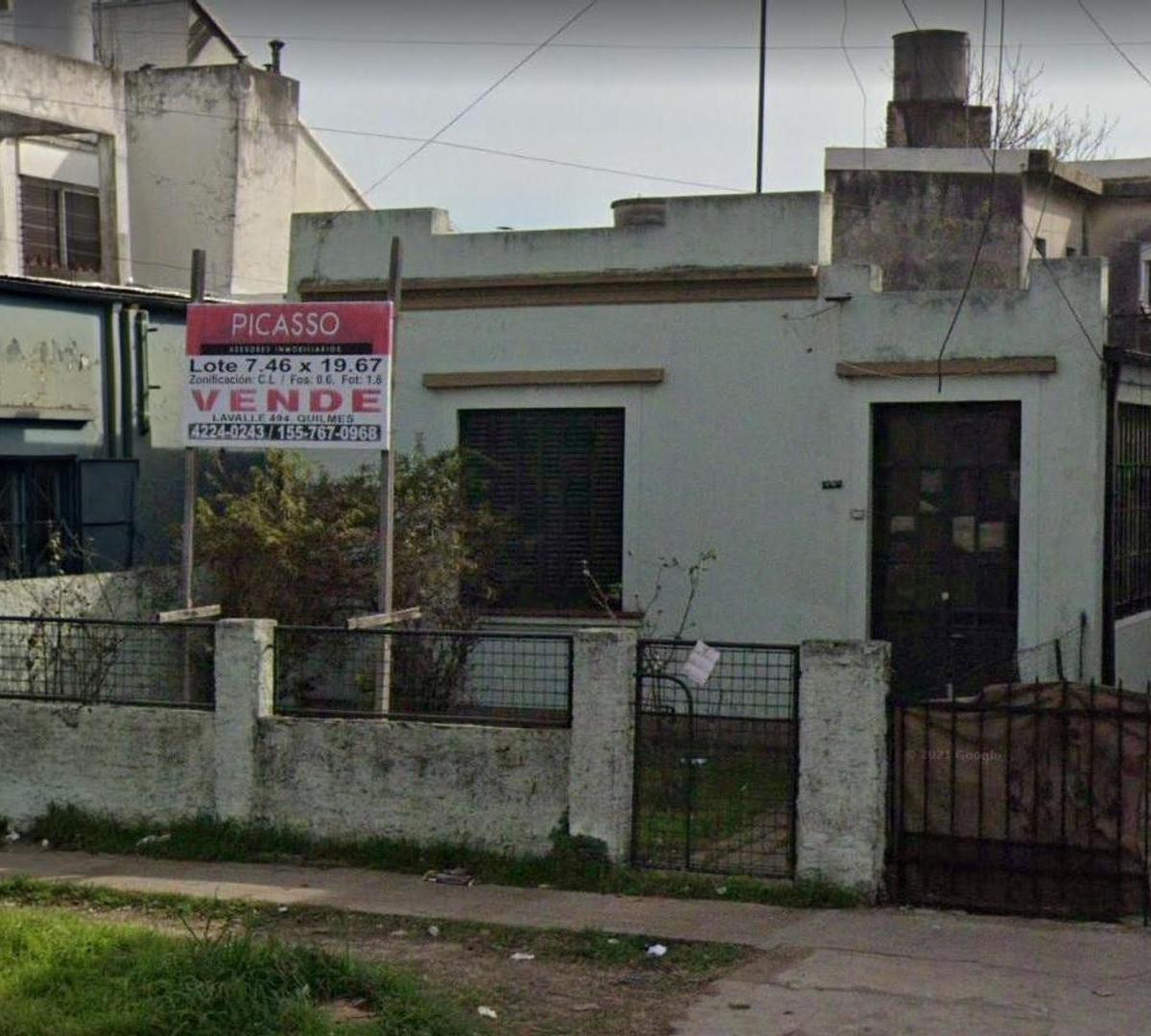 Lote C/casa a Demoler o Reciclar. Venta en Quilmes Oeste Centro 4