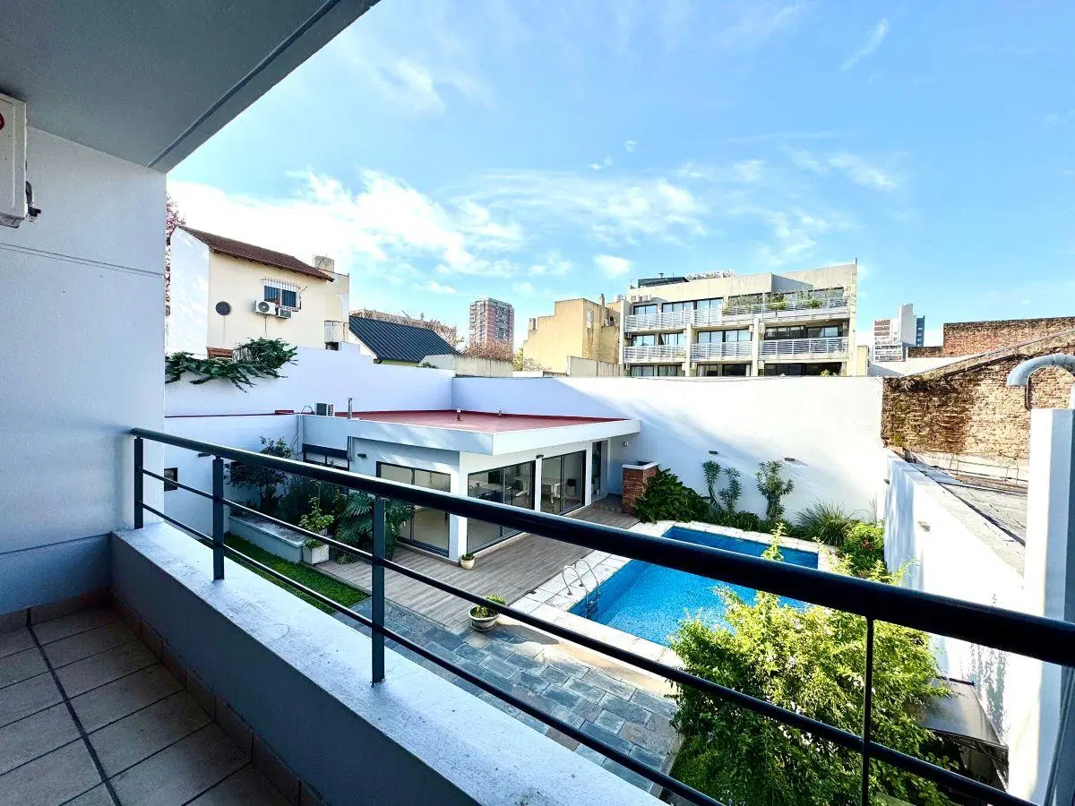 EXCELENTE 2 AMBIENTES CON COCHERA FIJA ,BALCON , AMENITIES Y PISCINA-MUY LUMINOSO. 5