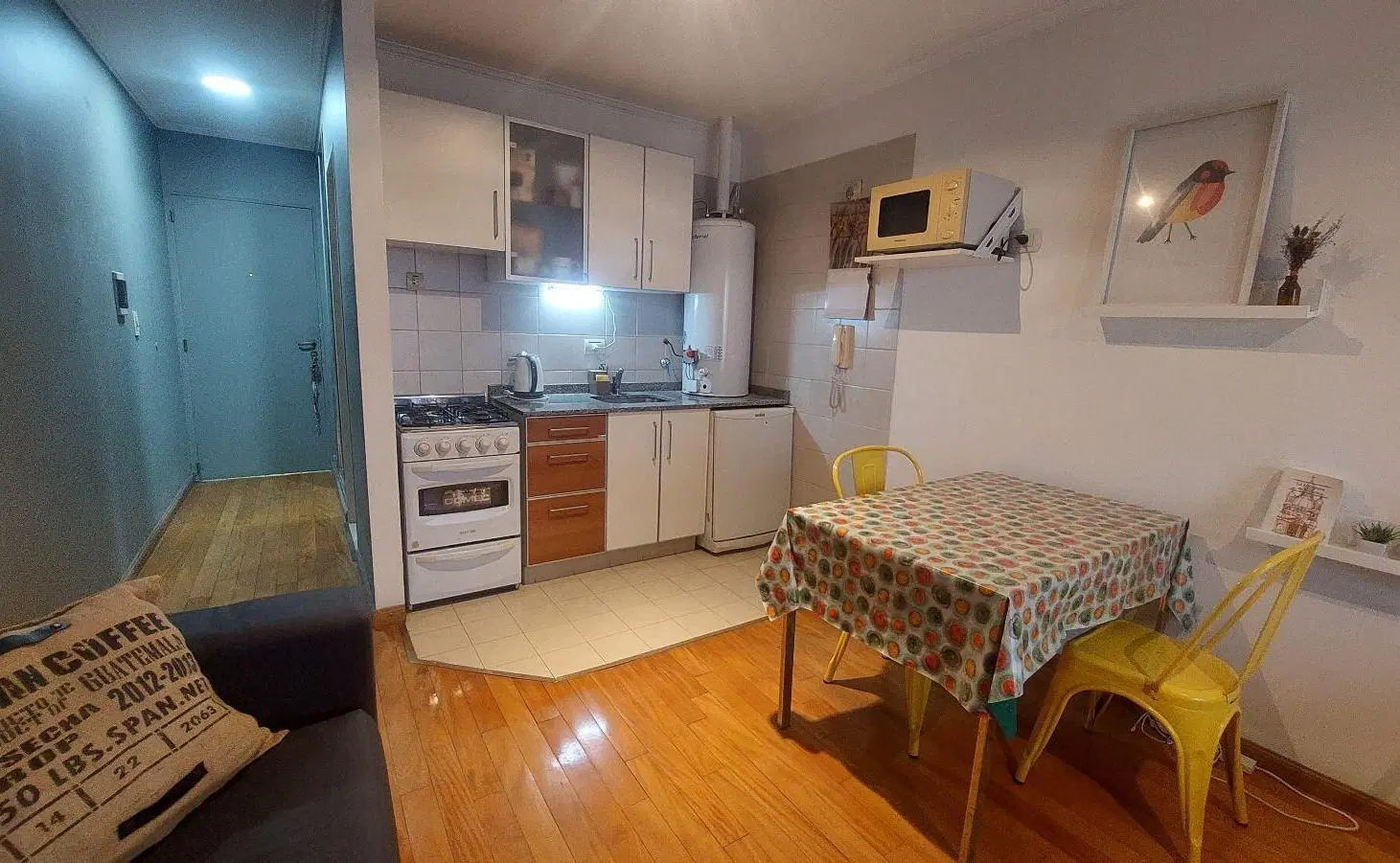 Departamento monoambiente amoblado full 5