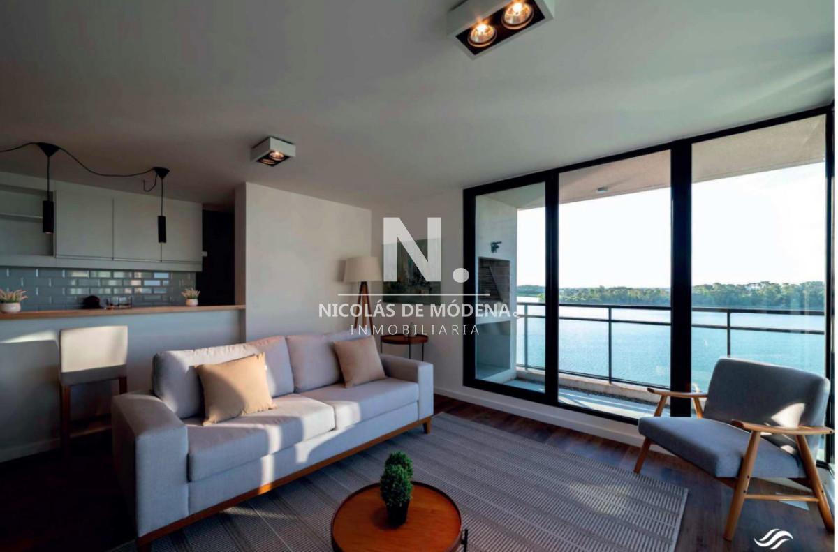 Foto de Apartamento de 1 dormitorio con terraza y vista al lago En Barra de, imagen 3