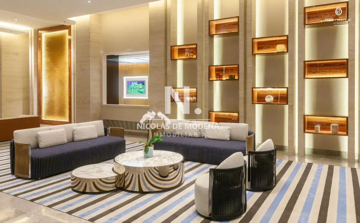 Departamento exclusivo en venta en Torre Fendi, Punta del Este, unidad de 4 dormitorios 4