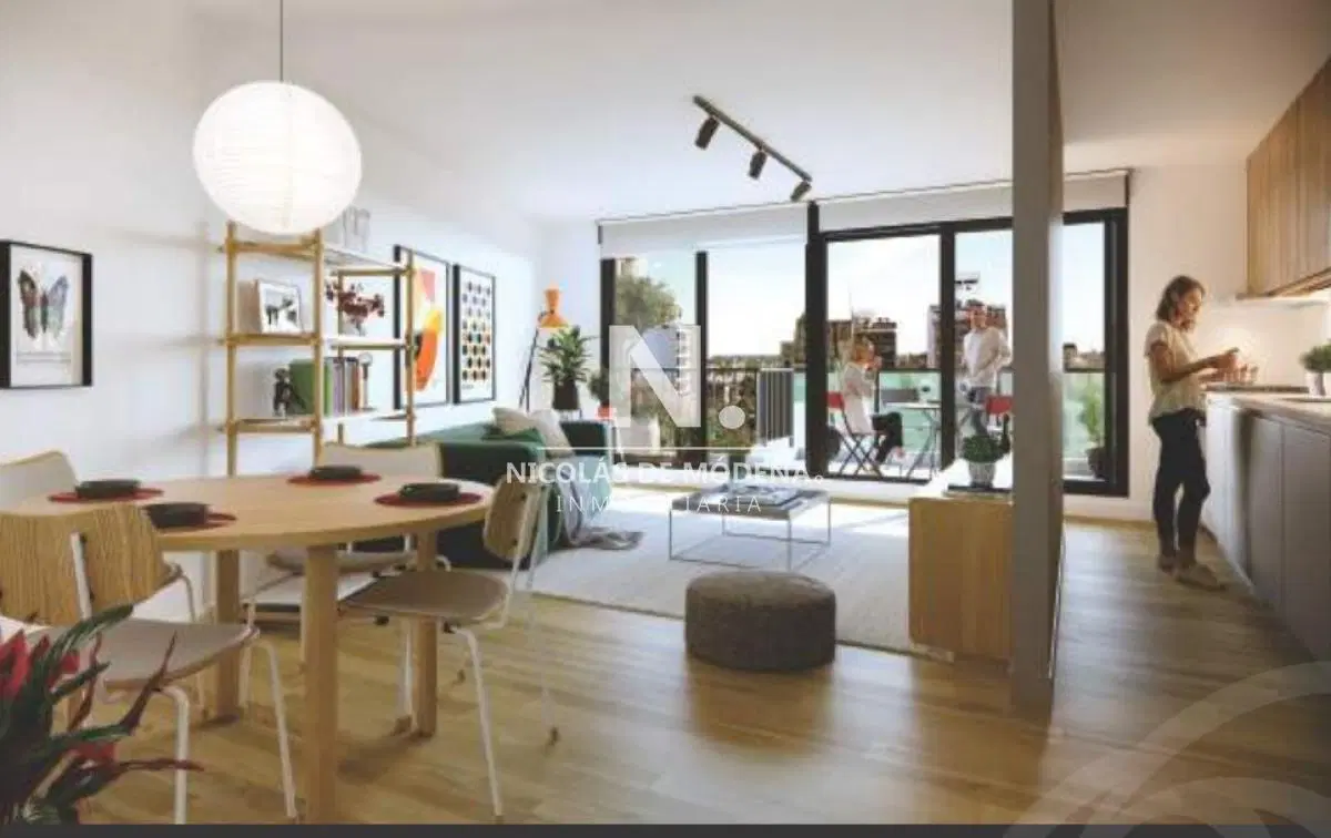Venta Apartamento de 1 Dormitorio En Pozo Con Excelente Ubicacion en Cordon,Montevideo. 2