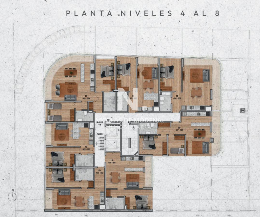 Foto de Venta Apartamento En Construccion de 1 Dormitorio en Pocitos,Montevideo!, imagen 1