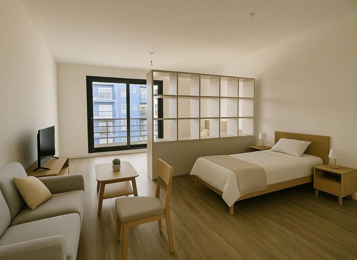 Venta departamento monoambiente con balcón amplio y amenities en barrio República de la Sexta