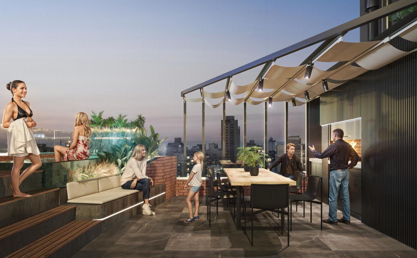 Venta departamento de 3 dormitorios con balcón terraza y pileta de uso exclusivo en barrio Abasto