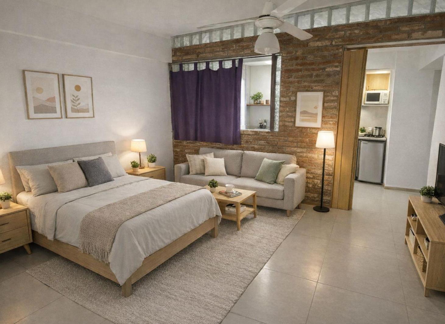 Venta departamento monoambiente con balcón en Barrio Nuestra Señora de Lourdes