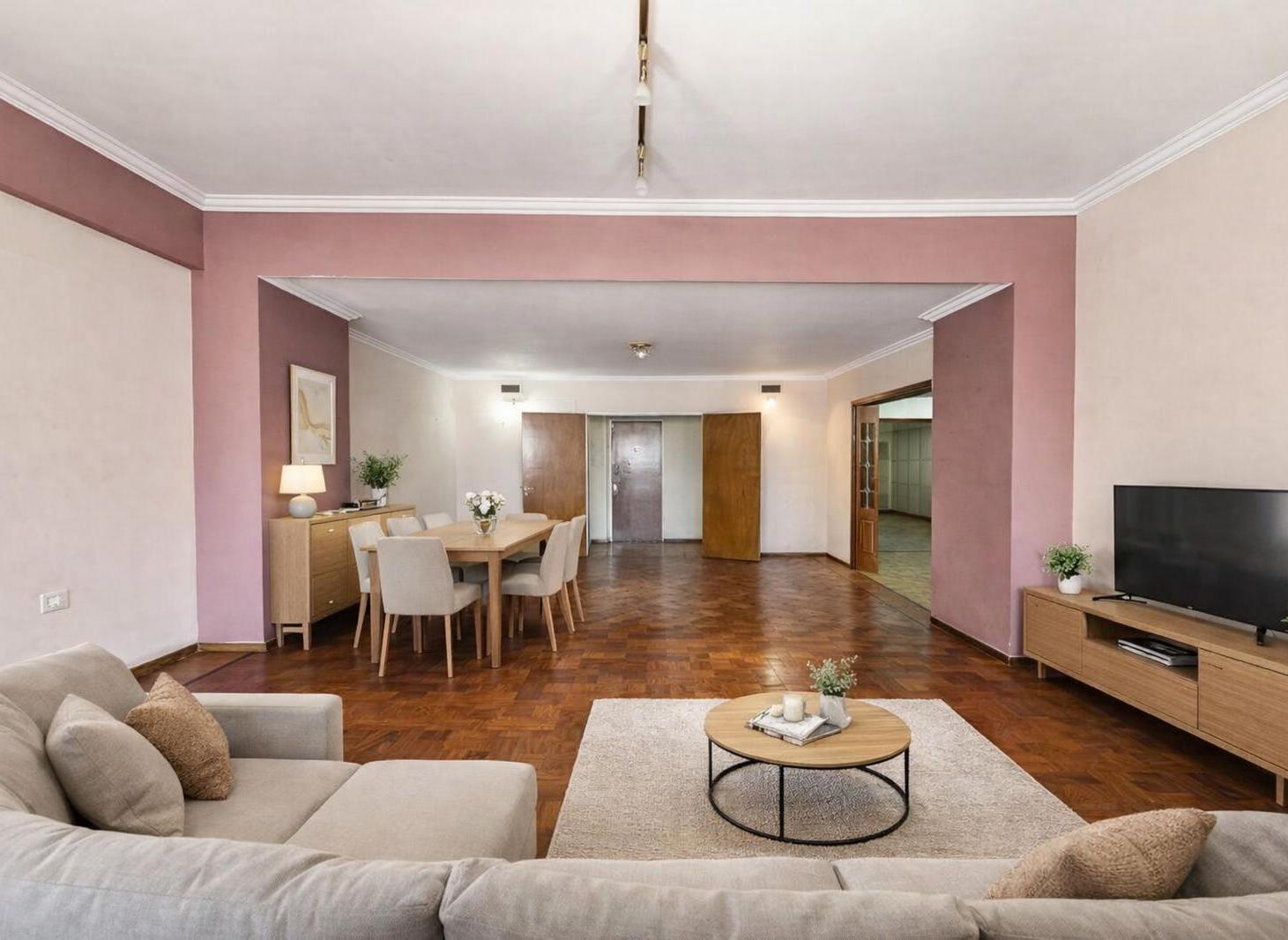 Venta piso exclusivo de cuatro dormitorios con cochera. Barrio Martin, Rosario.
