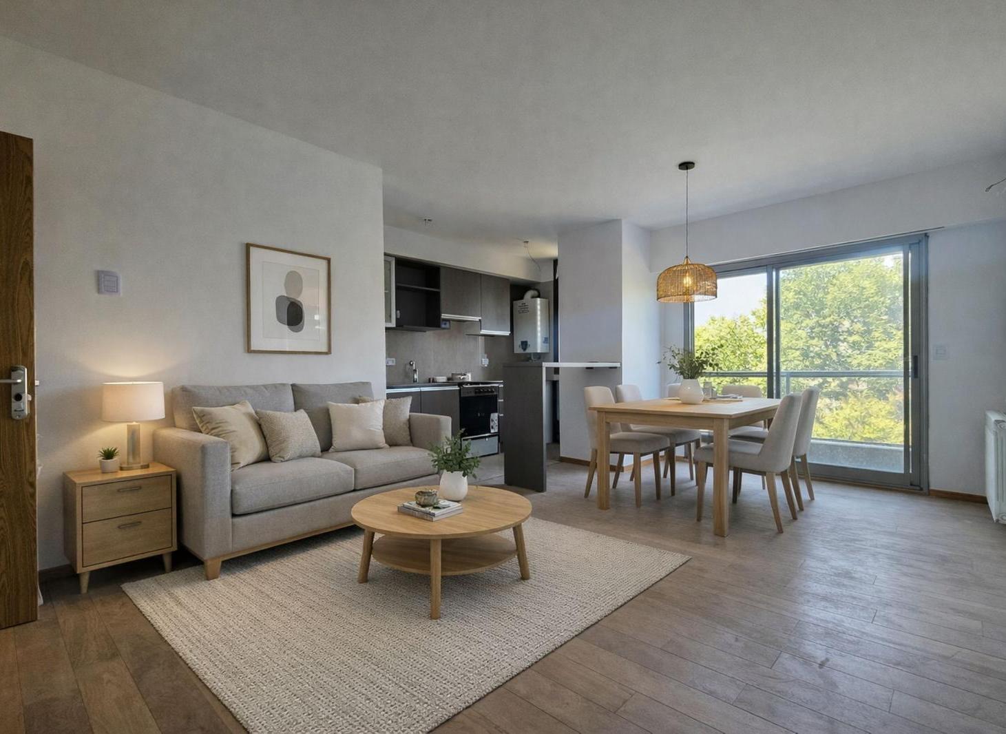 Venta departamento 1 dormitorio con balcón terraza y amenities  barrio Jorge Cura Rosario