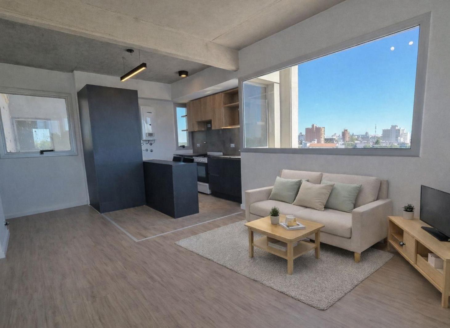 Venta departamento 1 dormitorio con balcón y amenities barrio Lisandro de La Torre