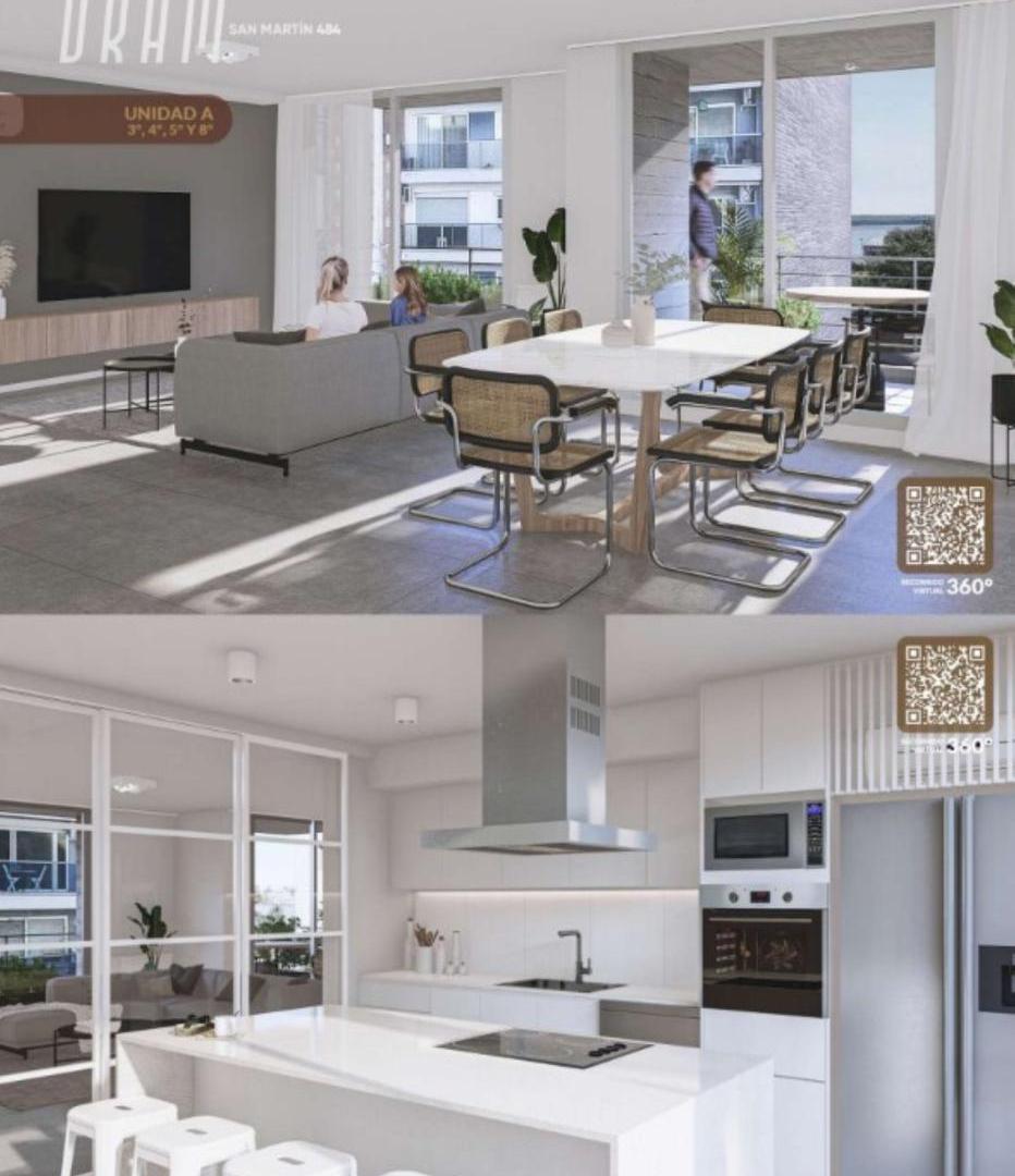Venta departamento 3 dormitorios con balcón y amenities zona Centro