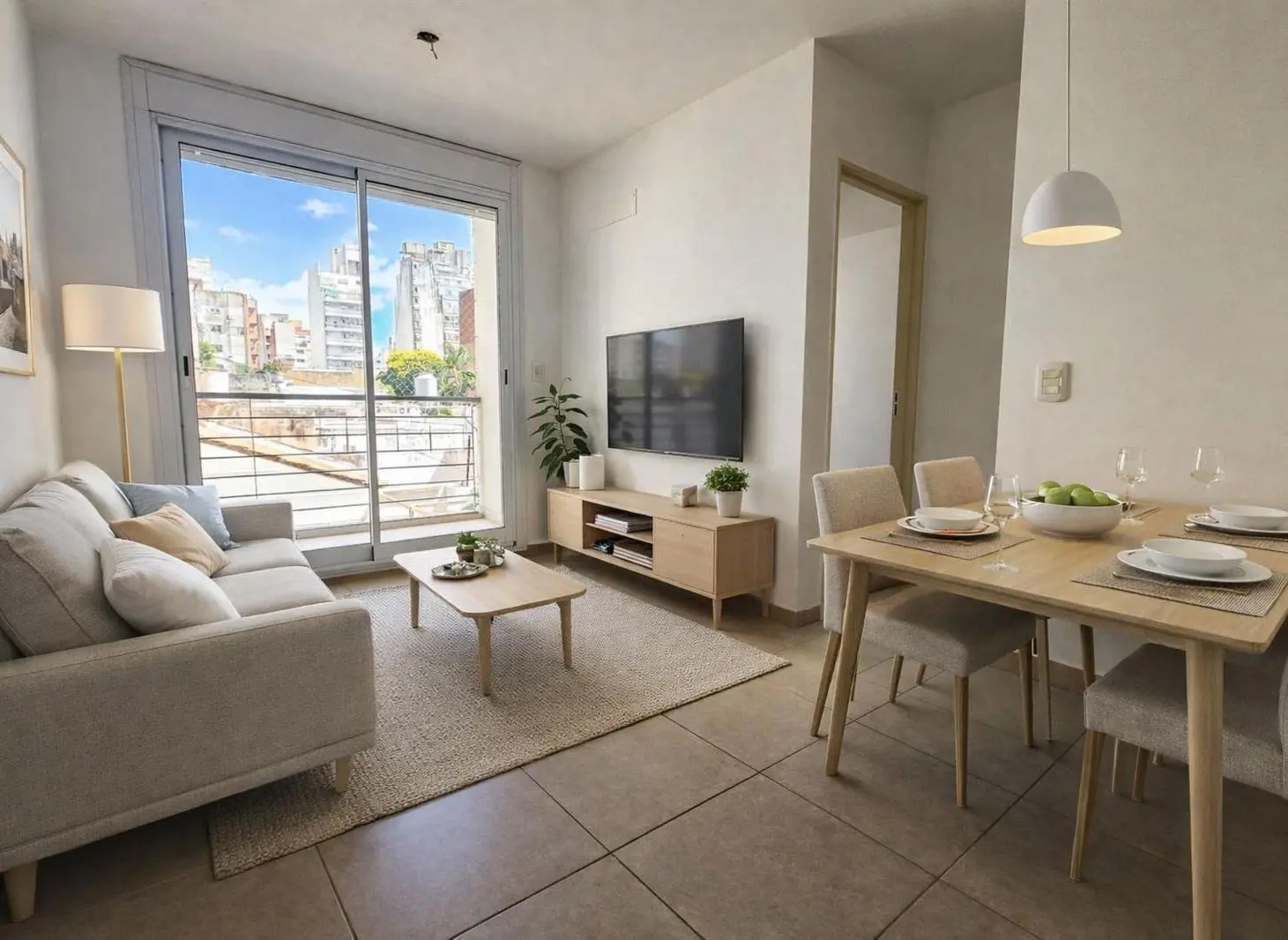 Venta departamento de un dormitorio a estrenar. Barrio Martin. Rosario. 2